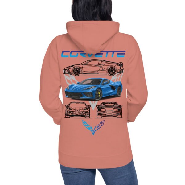 Sudadera con capucha unisex CORVETTE