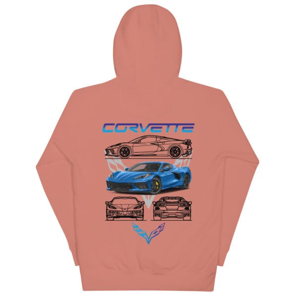 Sudadera con capucha unisex CORVETTE