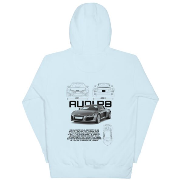 Sudadera con capucha unisex de coches AUDI