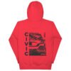 Sudadera con capucha unisex CIVIC